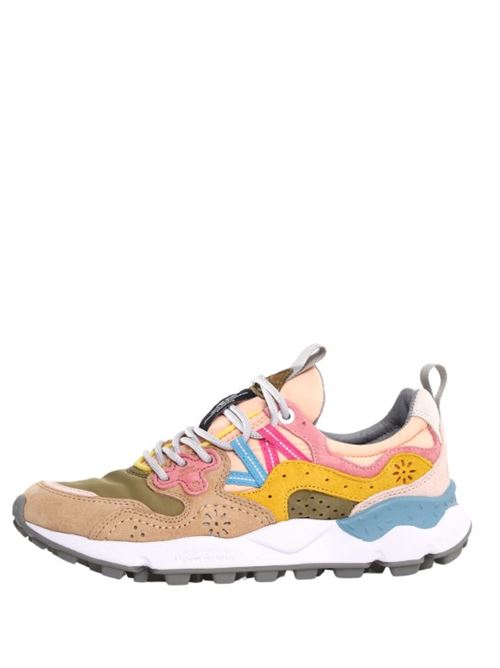 yamano 3 FLOWER MOUNTAIN | 1M71 - 001-2017817-01.BEIGE-MILIT-PINK